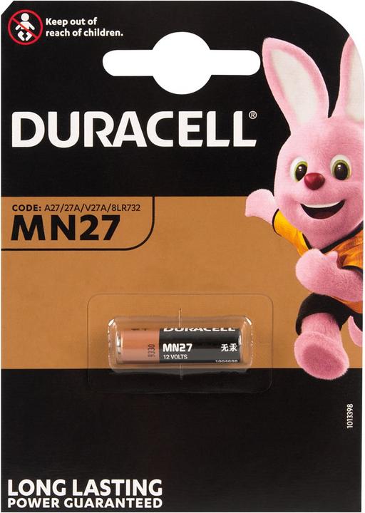 Actual product image Duracell Battery 27A 10x1 (1 pcs., A27)