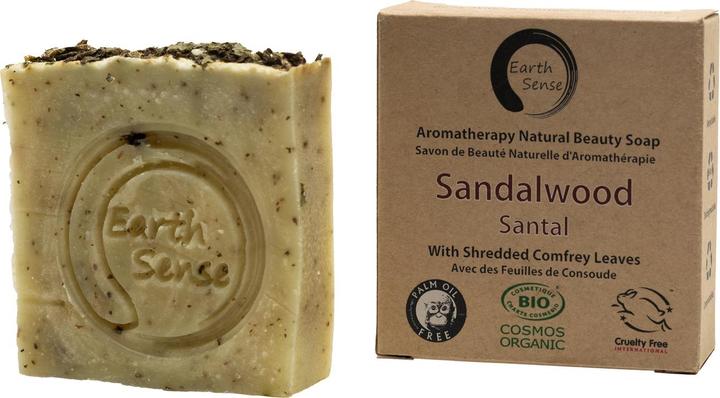Actual product image Natura Punto Palm oil free solid organic soap, min. 72% cold pressed oils, Sandelwood (Hard soap)