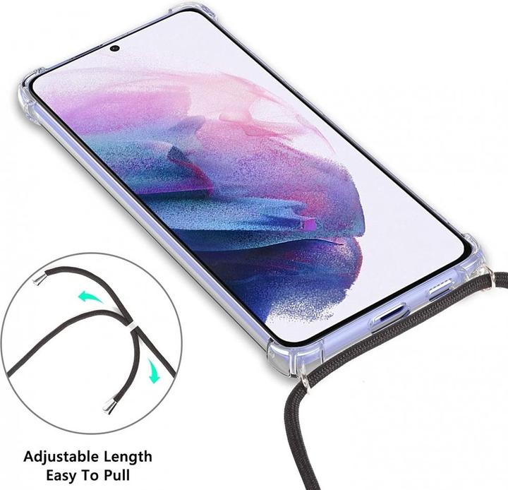 Actual product image Screenguard Samsung Galaxy S21+ Loopster Necklace Case