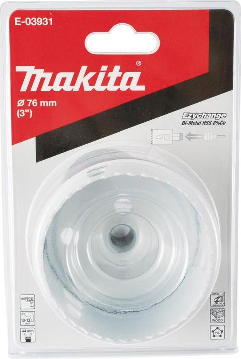 Produktbild Makita EZYCHANGE BIM-Lochsäge 76mm (76 Millimeter)