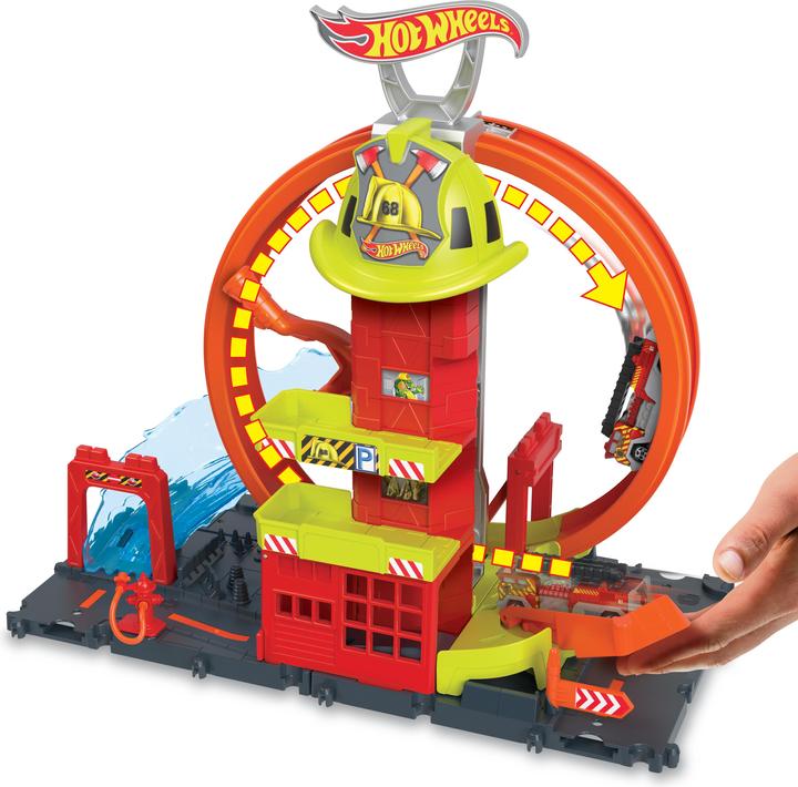 Produktbild Hot Wheels City Super-Looping Feuerwache