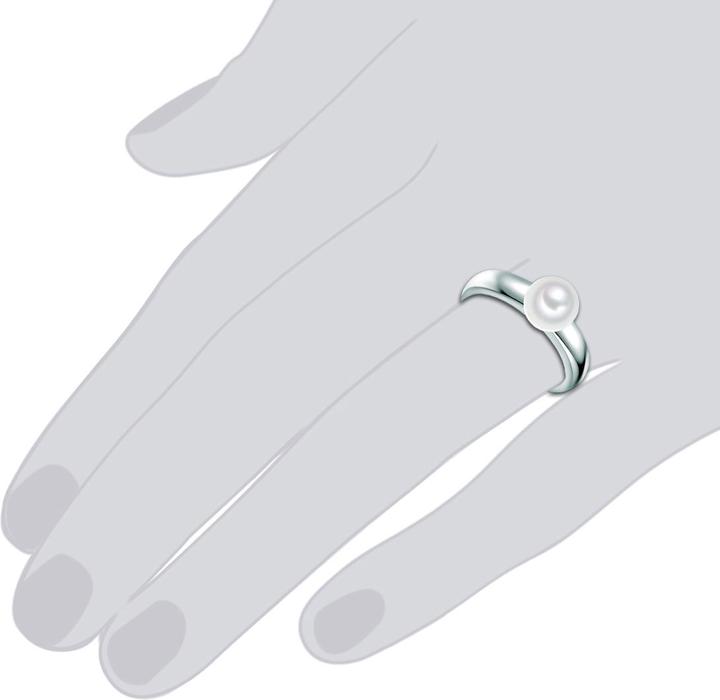 Image du produit Valero Pearls Femme argent sterling perle d'eau douce de culture argent - 11918 (60, Argent 925)