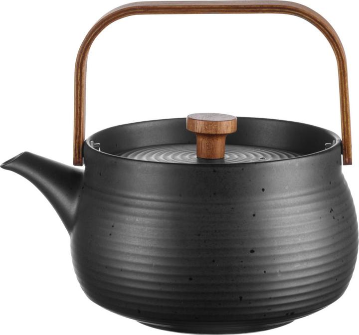 Produktbild ASA Selection Teekanne mit Holzgriff, black (0.60 l)