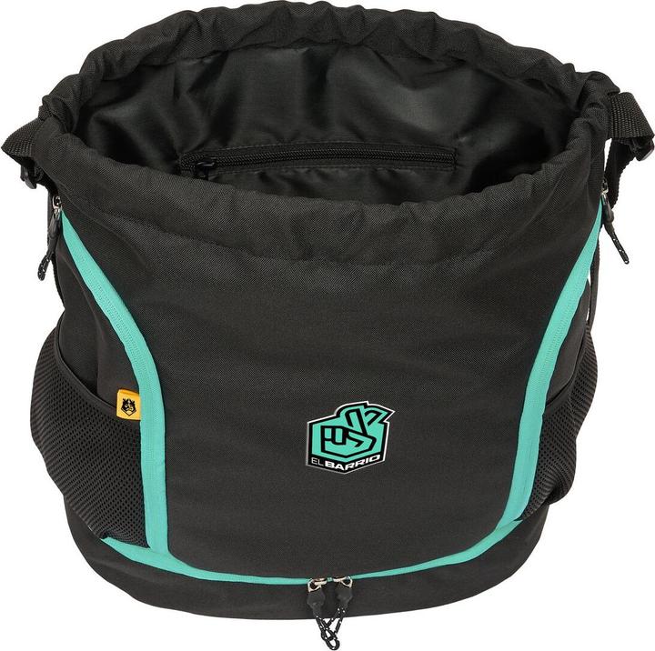 Actual product image Kings League Backpack bag with straps El barrio Black 35 x 40 x 1 cm