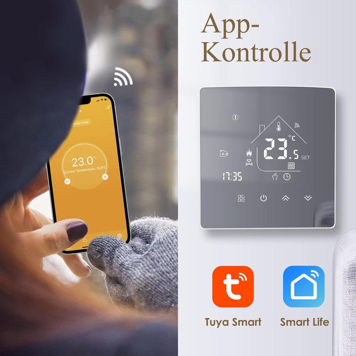Immagine prodotto Beok controls Termostato scaldabagno, 1pc WIFI