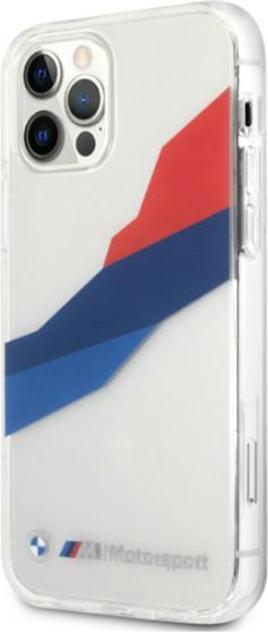 Immagine prodotto BMW Custodia BMHCP12LSKTGT iPhone 12 Pro Max 6,7" trasparente Motorsport Tricolore (Apple iPhone 12 Pro Max)