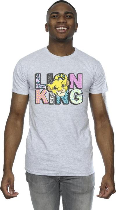 Image du produit Disney - T-shirt THE LION KING PATTERN LOGO - Homme (4XL)