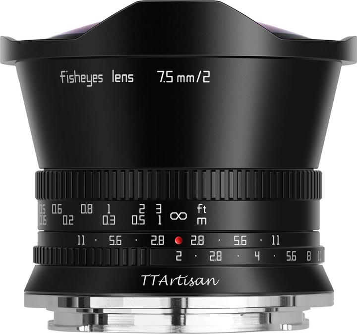 Actual product image TTArtisan 7.5 mm, f/2.0 (Nikon Z, full size)