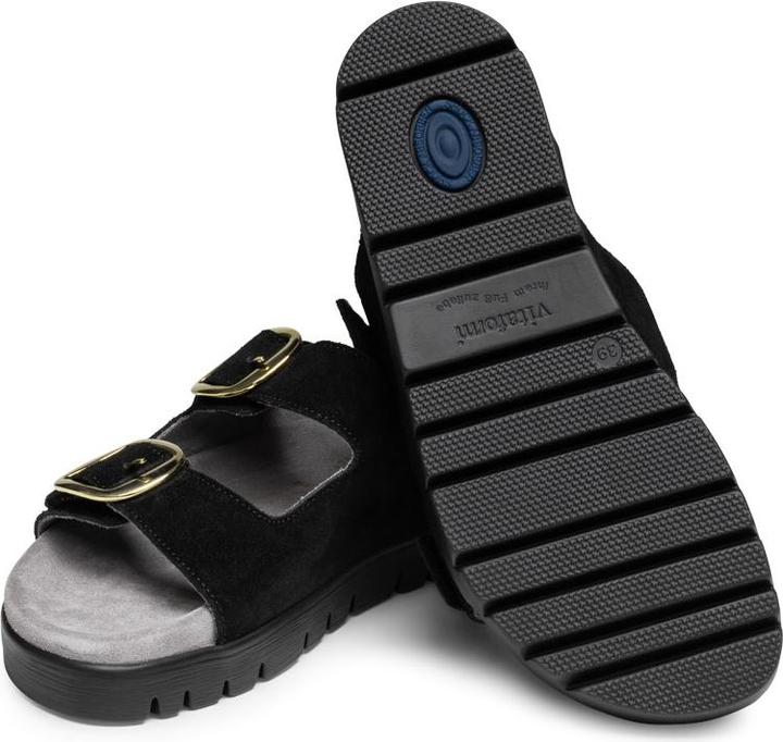 Actual product image Vitaform Pantolette Veloursleder Soft (40)