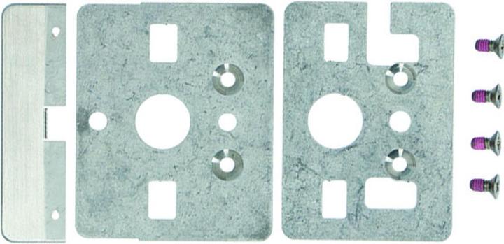 Image du produit MSL Set de montage en bois INOX pour barres de pression eBar (Garniture de porte)
