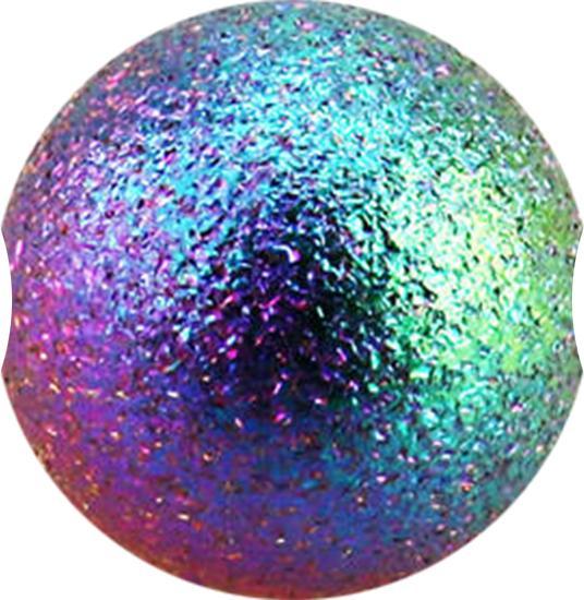 Actual product image Star Piercing Ball Closure ball coloured speckled (Surgical steel 316L)