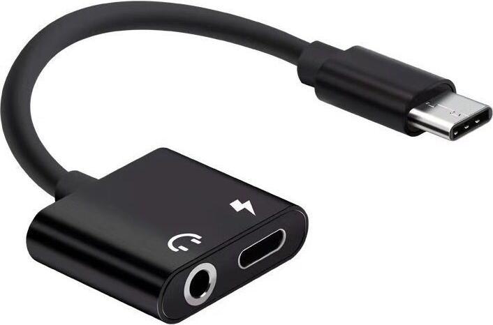 JTI USB-C-Adapter/Splitter USB-C- und AUX-Anschluss (USB Typ C)