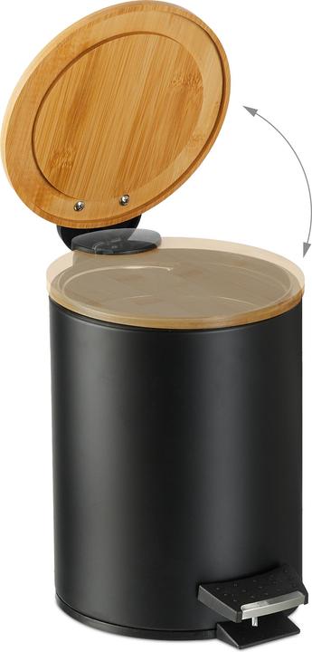 Image du produit Relaxdays Poubelle-salle-bain (3 l)