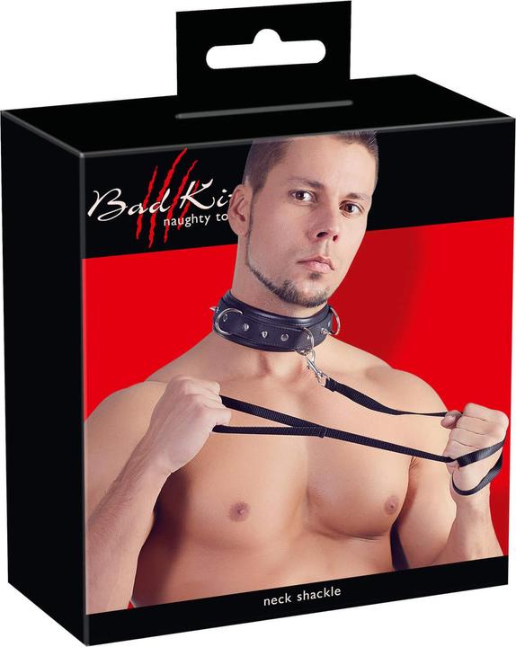 Actual product image Bad Kitty Neck cuff with leash