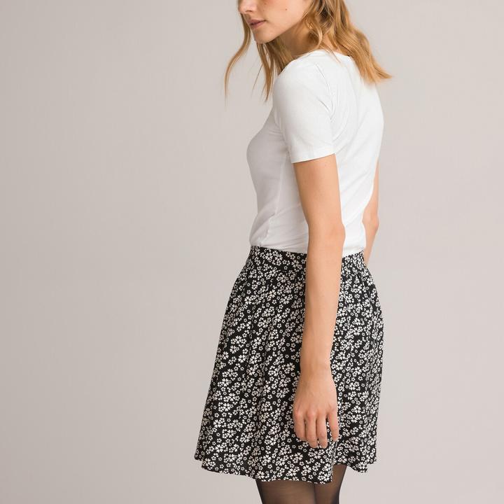 Produktbild La Redoute Collections T-Shirt mit rundem Ausschnitt (S)