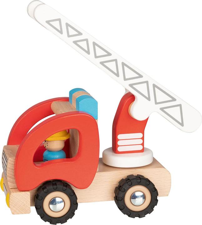Produktbild Goki Holz Feuerwehr Feuerwehr Leiterwagen
