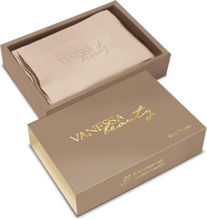 Produktbild Vanessa Beauty Seidenkissenbezug 2er-Set mit Waschbeutel (Kopfkissenbezug, 50 x 70 cm)