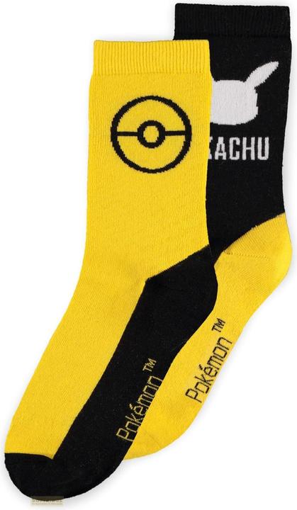 Produktbild Difuzed Pokemon Socken 3er-Pack Pikachu 39-42 (2er Pack, 39, 42)