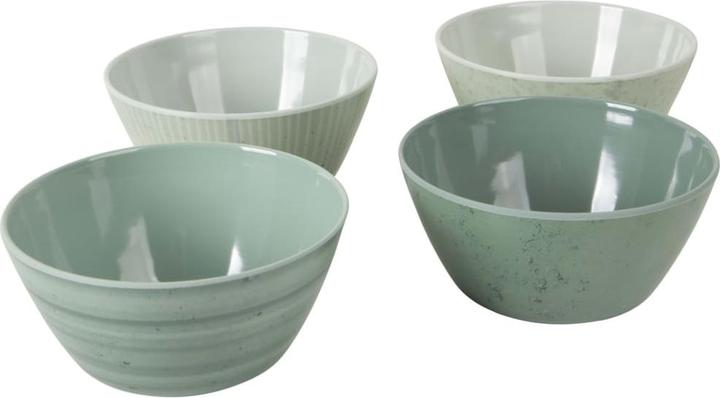 Frankana Mix & Match dinnerware series 16-piece dinner set, green