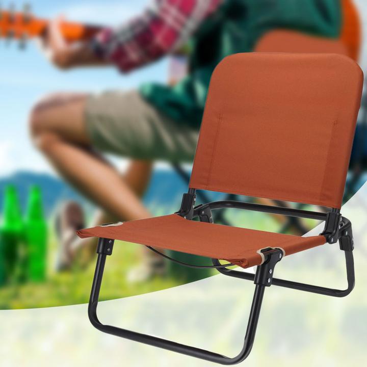 Produktbild ProWorld 2er-Set Camping Klappstuhl, 60 x 47,5 x 66 cm, orange