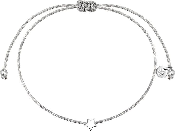 Glanzstücke München Damen Stern Sterling Silber silber 15,0 - 22,0 cm, flexibel einstellbar - 10042 (22 cm, Sterling Silber)