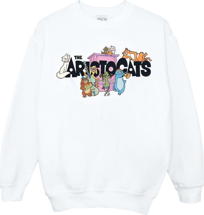Disney The Aristocats Music Logo Sweatshirt Jungen