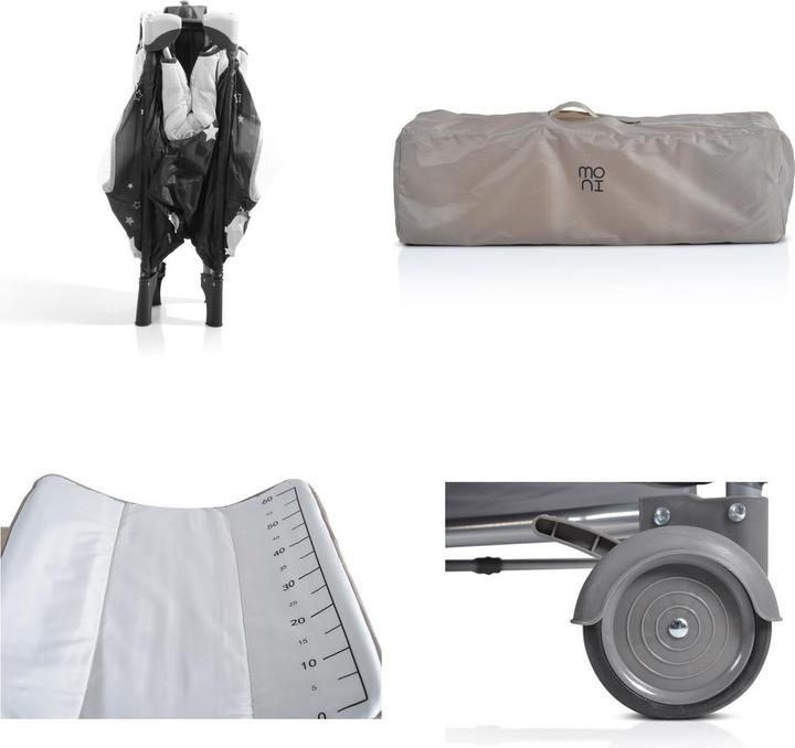 Actual product image Moni Travel cot Sleepy with wheels