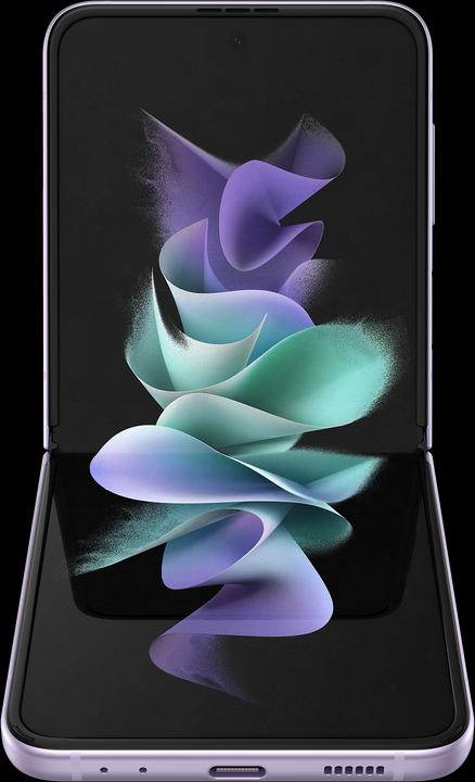 Actual product image Samsung Galaxy Z Flip3 5G EU (128 GB, Lavender, 6.70", SIM + eSIM, 12 Mpx, 5G)