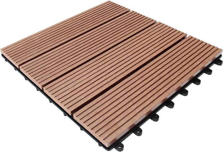 Actual product image Casaria WPC Fliesen (66 x, 30 x 30 cm)