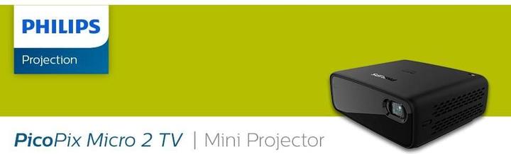 Actual product image Philips PicoPix Micro 2TV (VGA, 150 lm, 1.2:1)