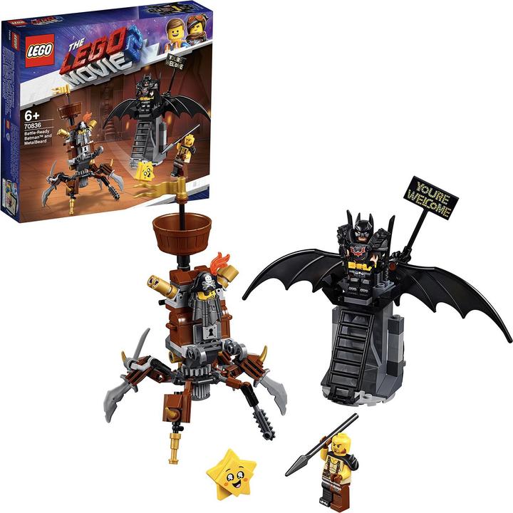 Immagine prodotto LEGO Pronti all'azione Batman e Barba di Ferro (70836)