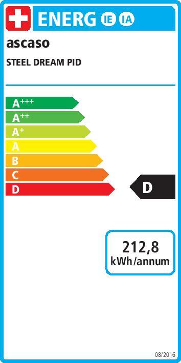 Energy Label Ascaso Dream Pid