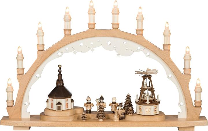 Saico Original Schwibbogen Seiffener Weihnacht