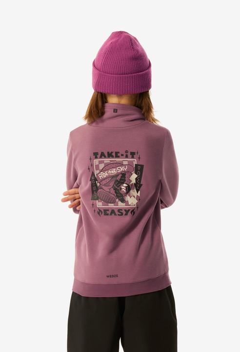 Produktbild Wedze Skipullover Kinder - 100 violett (146)