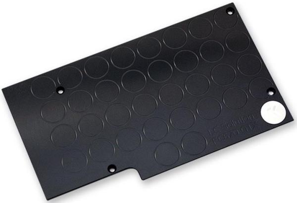 Produktbild EKWB EK-FC670 GTX Backplate - Black, Schwarz