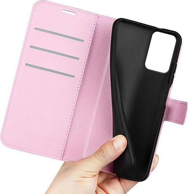 Actual product image MU Classic Litchi Leather Bookcover Series (Motorola Moto G85)