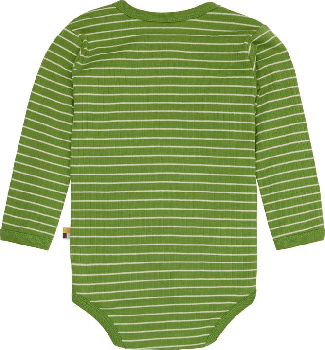Actual product image loud + proud Wrap-around bodysuit Derby Rib (68)