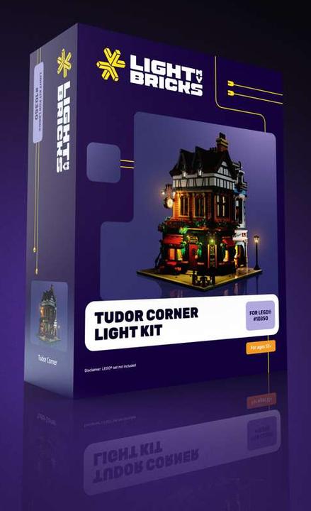 Actual product image Light my bricks LMB 2.0 LEGO® 10350# Tudor Corner Light Kit