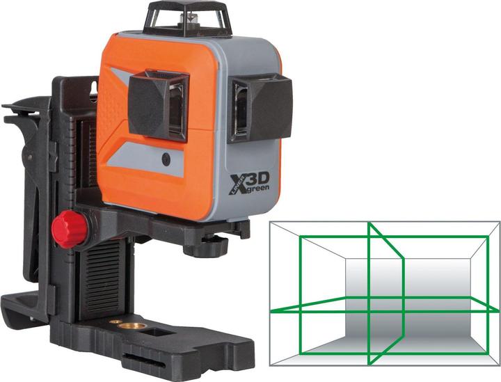 Nedo Laser lignes croisées X-liner 3D green 3 x 360 degrés