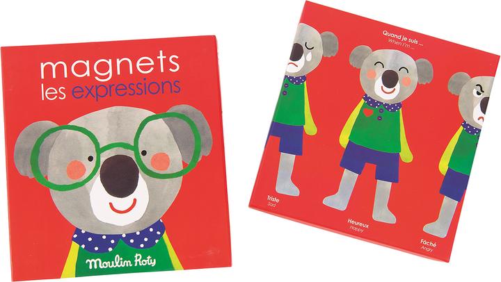 Produktbild Moulin Roty Les Popipop, Magnetspiel Emotionen (Französisch, Englisch)