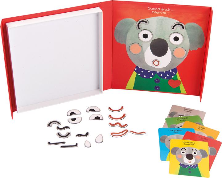 Produktbild Moulin Roty Les Popipop, Magnetspiel Emotionen (Französisch, Englisch)