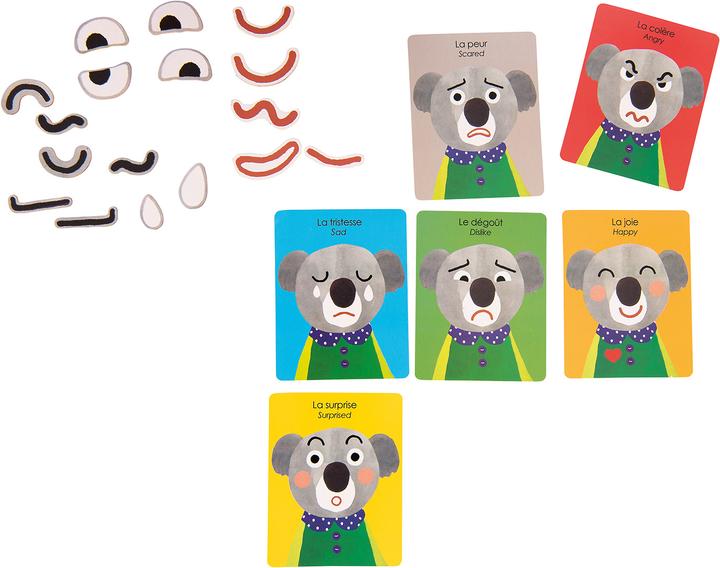 Produktbild Moulin Roty Les Popipop, Magnetspiel Emotionen (Französisch, Englisch)