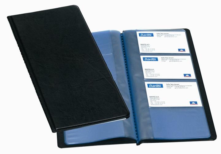 Produktbild Bantex 100206512, Schwarz, Blau, PVC, 96 Karten, 255 mm, 120 mm