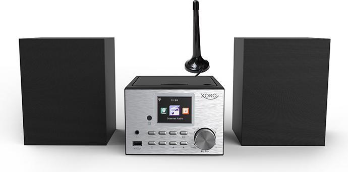 Immagine prodotto Xoro HMT500 pro Micro HiFi sistema CD speler Internet - DAB+ FM radio bluetooth en boxen (1x 20 W)