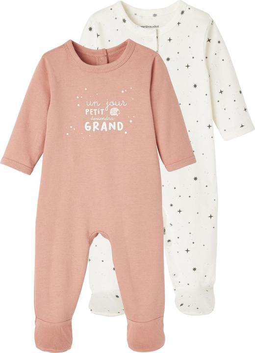 vieux rose+blanc
