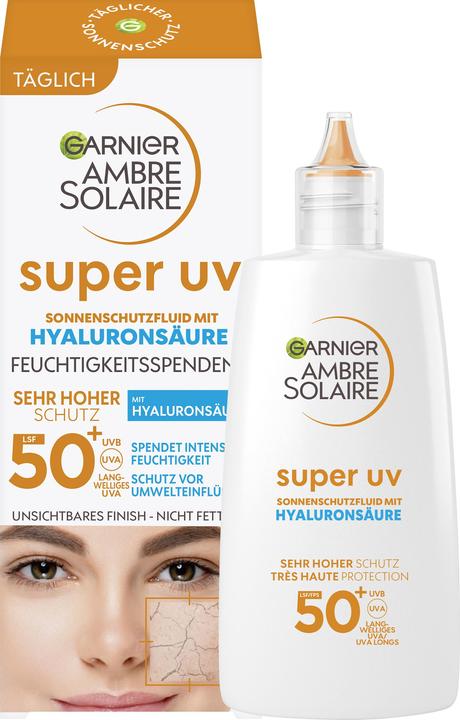 Produktbild Garnier Ambre Solaire Super UV (Sonnencreme Gesicht, SPF 50+, 40 ml, 150 g)