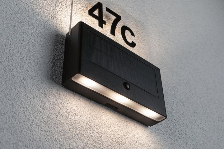 Produktbild Paulmann Solar Hausnummernleuchte (27 lm, IP44)