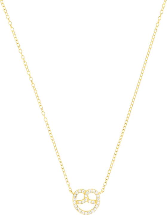 Produktbild Amor Halsschmuck für Damen, 925 Sterling Silber, Zirkonia synth. | Brezel (Silber 925)