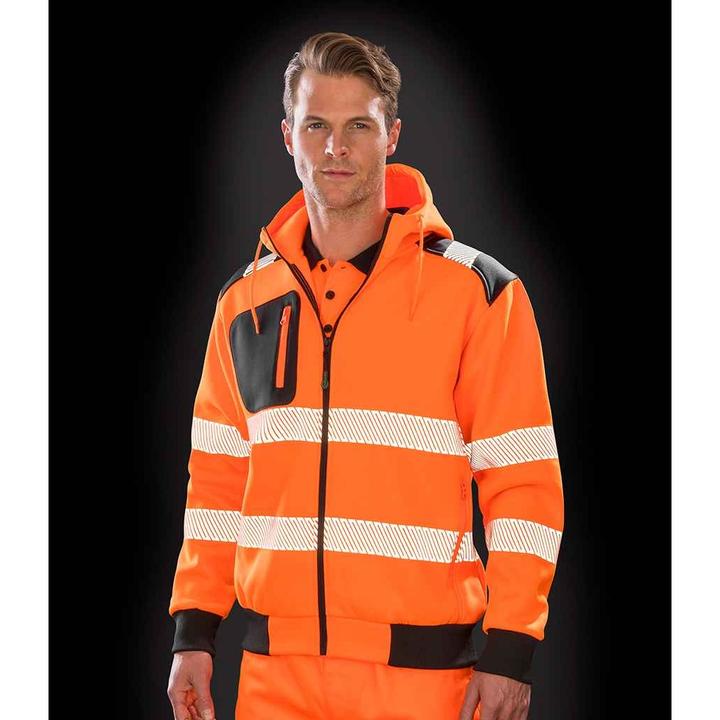 Produktbild Result Robust Hoodie mit durchgehendem Reissverschluss Sicherheit (4XL)
