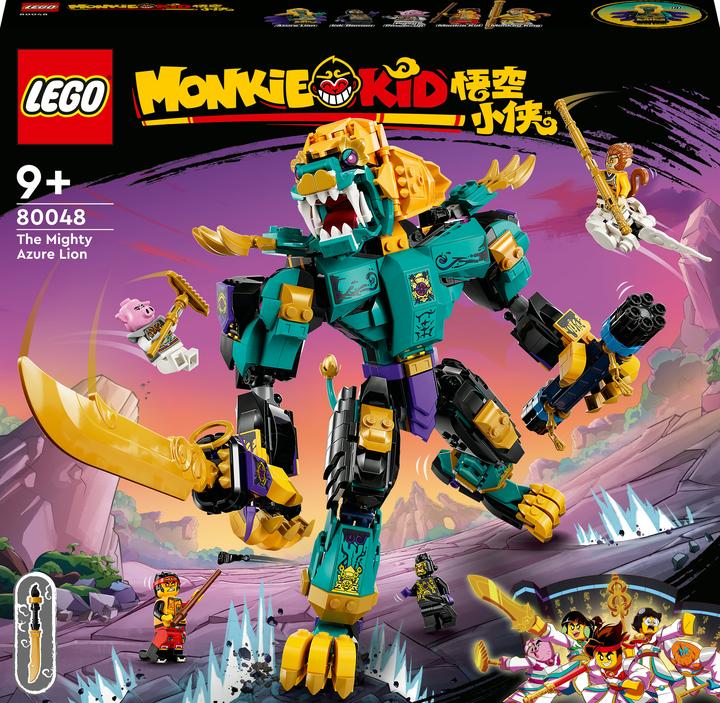 LEGO Monkie Kid Der mächtige Azure Lion (80048, LEGO Monkie Kid)